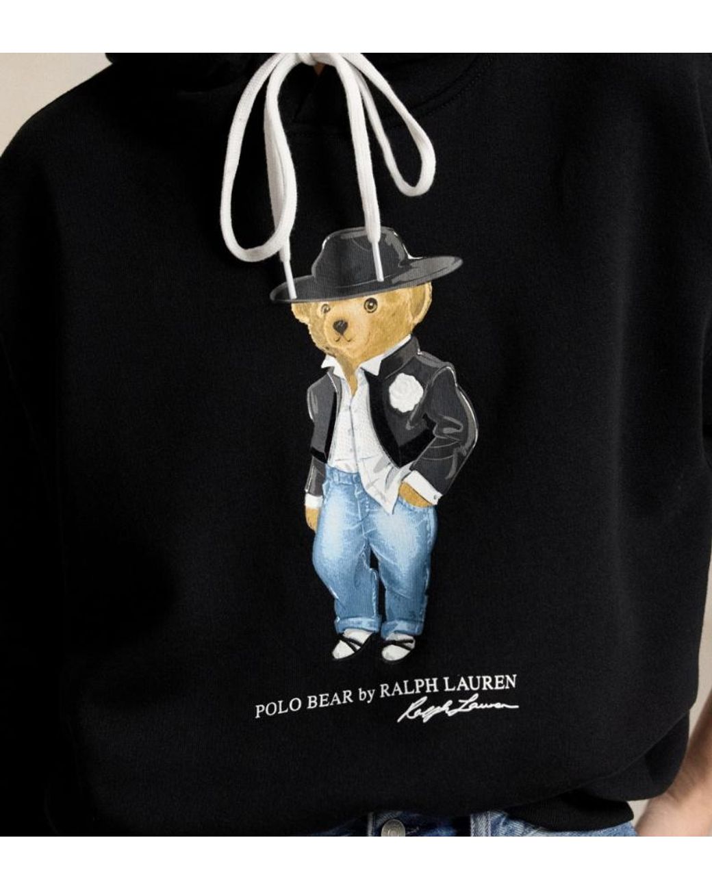 Polo Ralph Lauren Black Polo Bear Sweatshirt