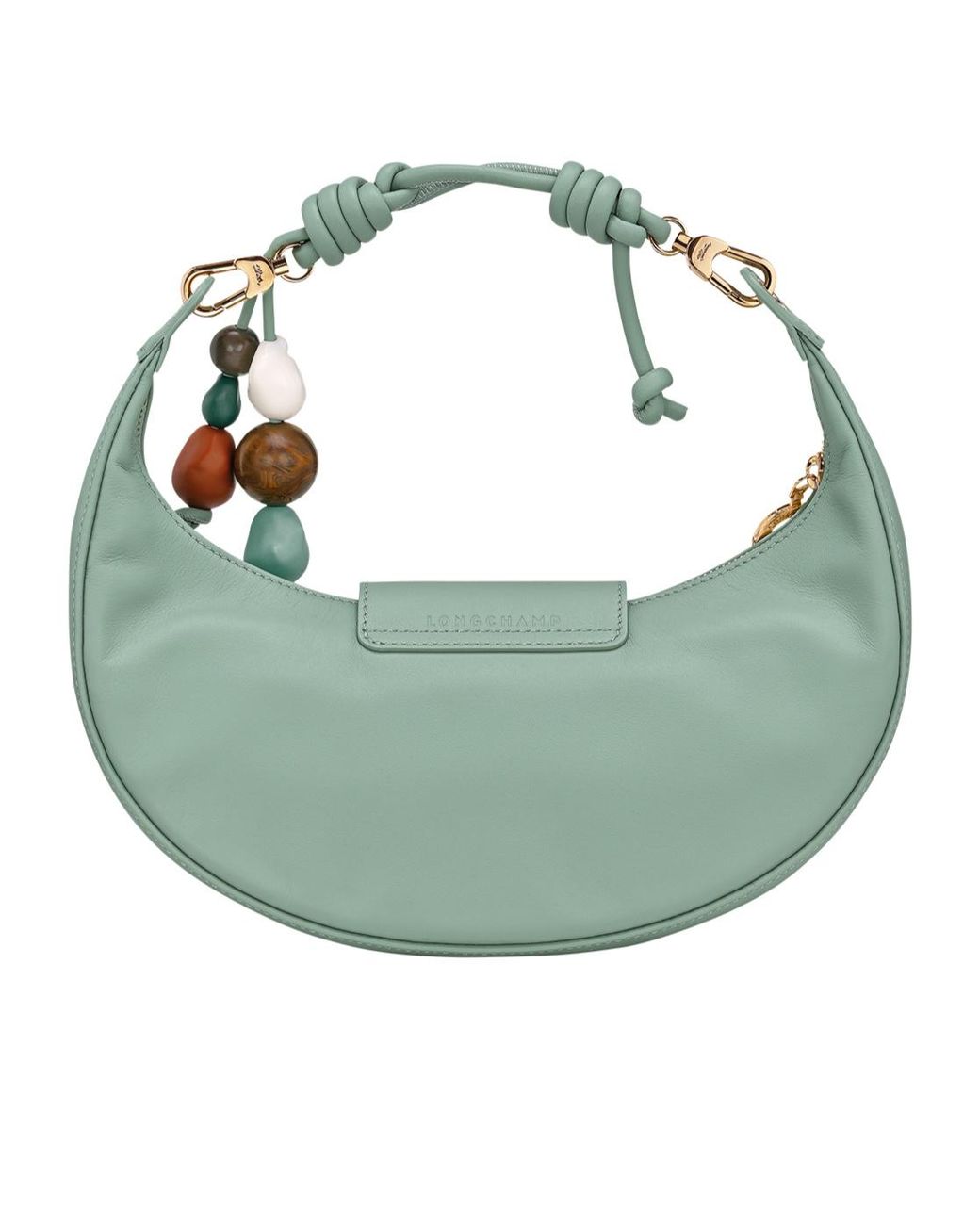 Longchamp Green Le Pliage Zipped Shoulder Bag