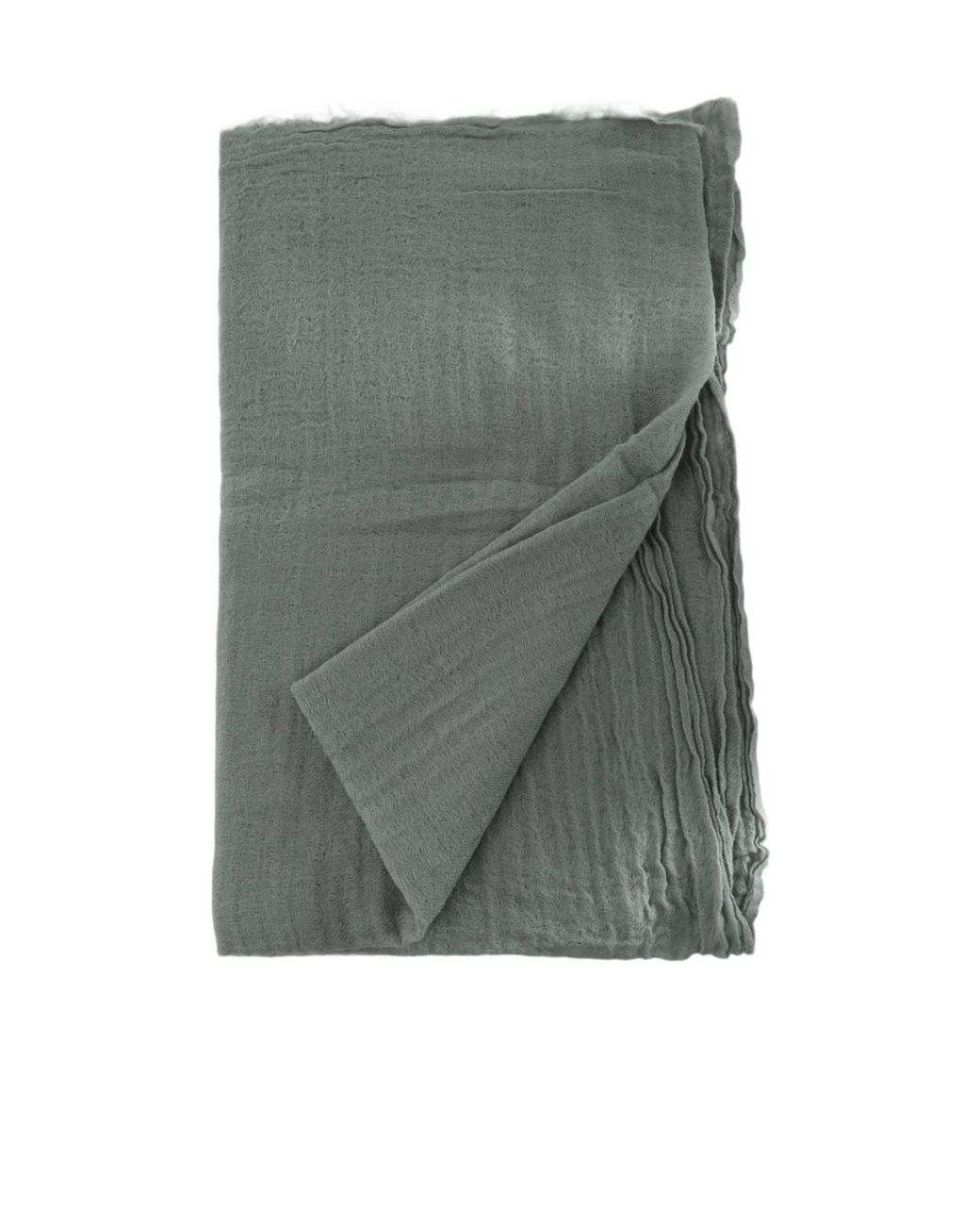 Rick Owens Gray Frayed Cashmere-Blend Scarf for men