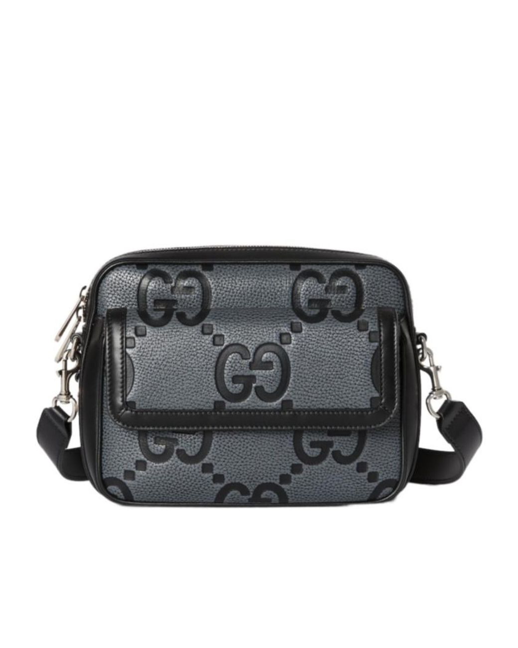 Gucci Black Gg Jumbo Small Crossbody Bag for men