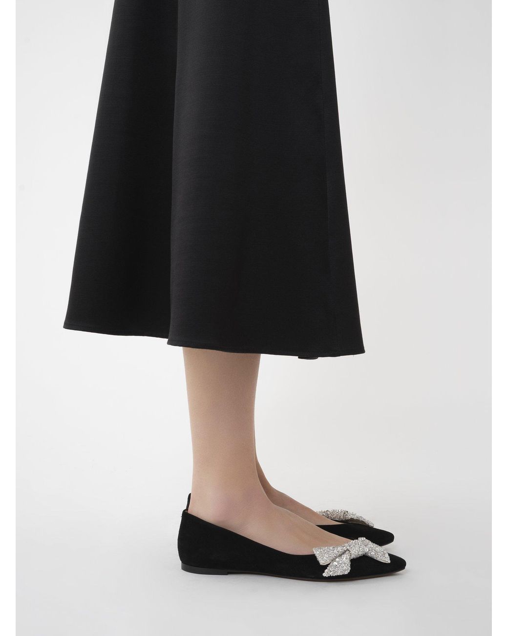 Chloé Black Théa Flat Ballet Shoes