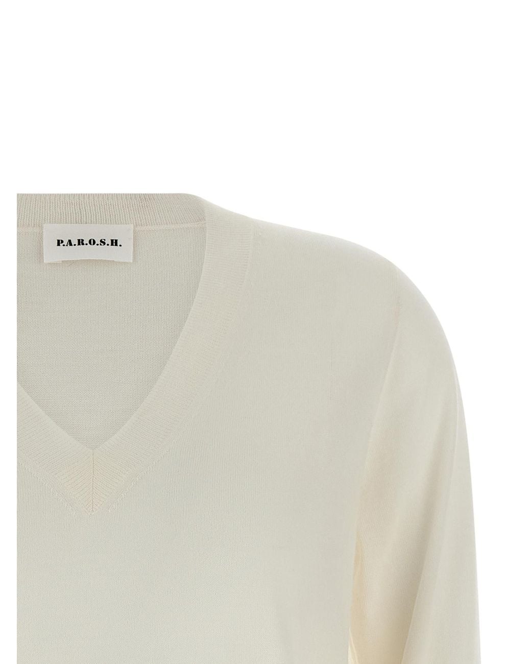 P.A.R.O.S.H. White Linfa26 Sweater