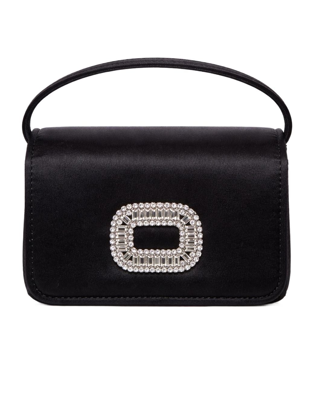Roger Vivier Black Embellished Shoulder Bag