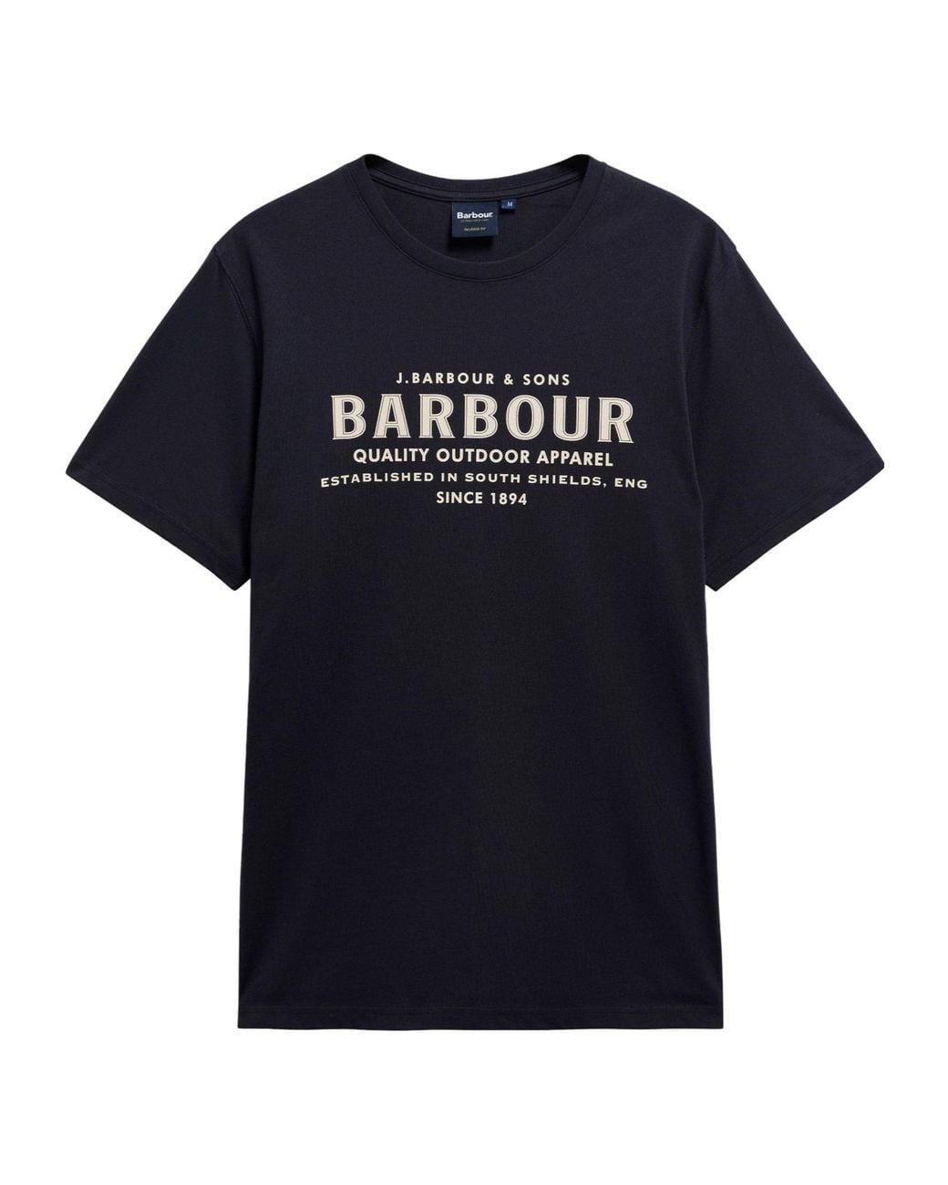 Barbour Blue Moorside Logo Tailored T-Shirt for men