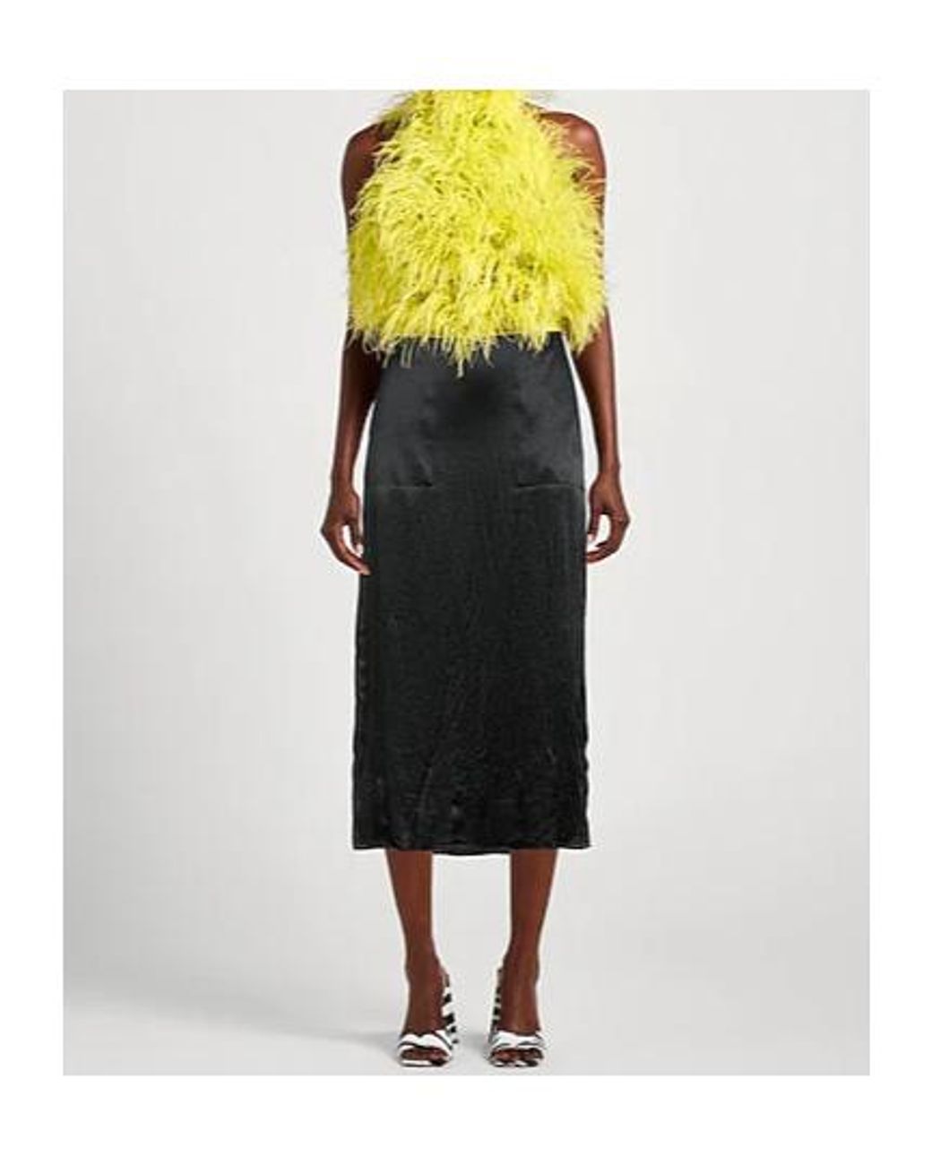 Sportmax Black Midi Skirt Acetate