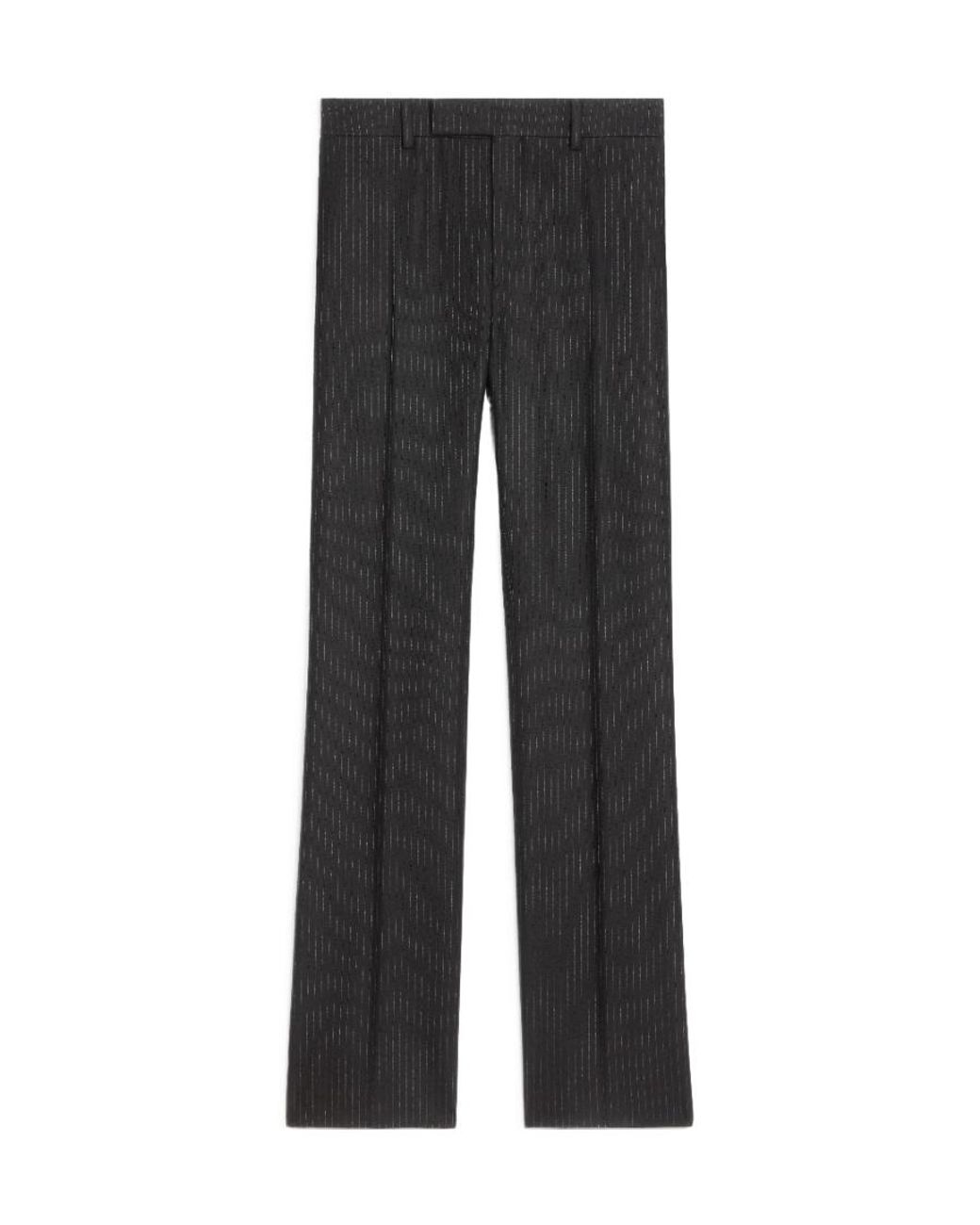Céline Gray Flared Cropped Pants for men