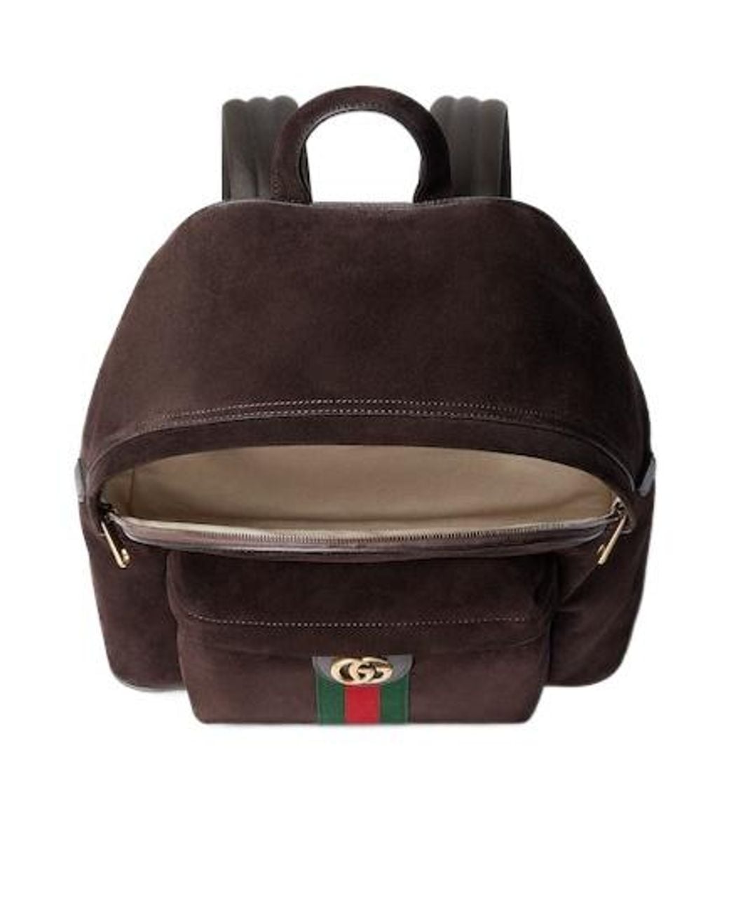 Gucci Brown Ophidia Medium Backpack for men