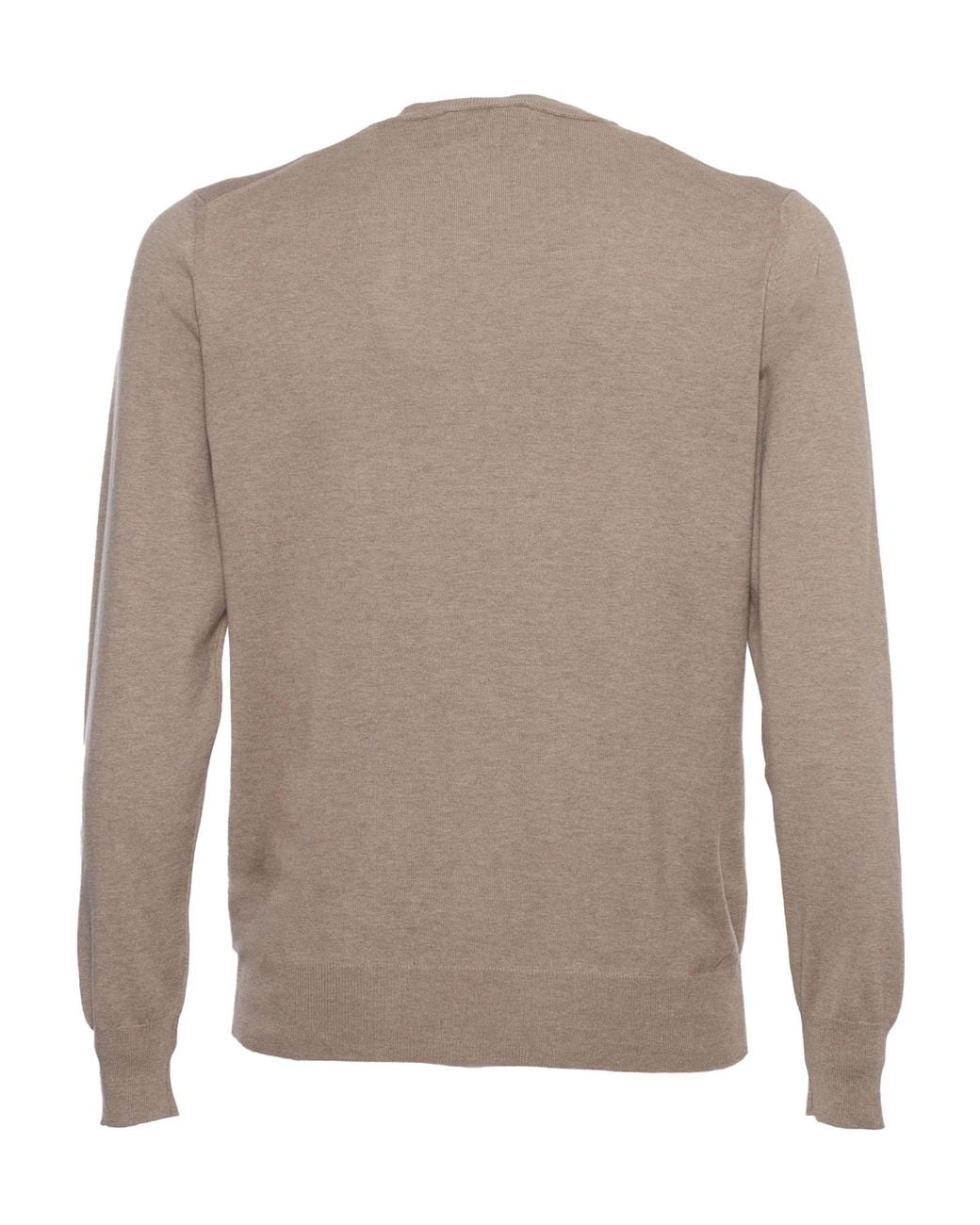 Ballantyne Brown Crewneck Knitted Jumper for men