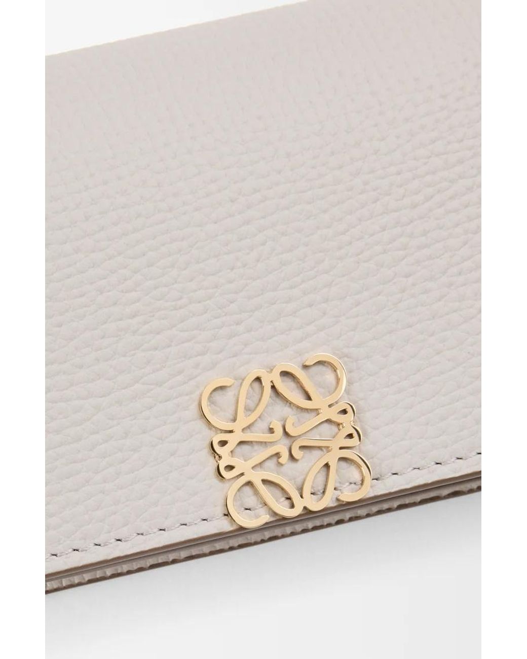 Loewe White Anagram Business Cardholder