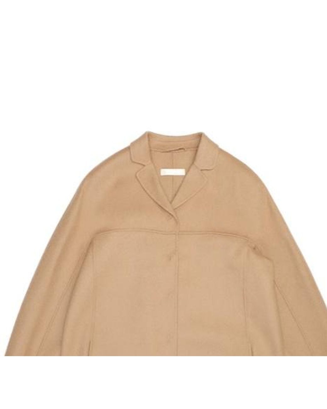 Max Mara Natural Logo Coat
