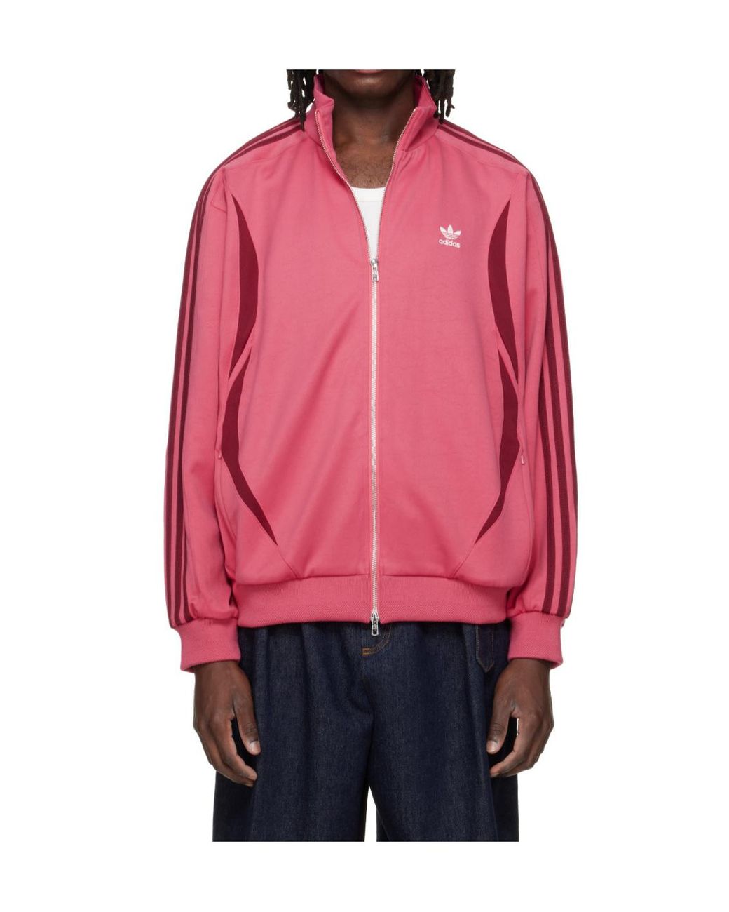 Wales Bonner Red X Adidas Originals Collaboration Sports Jacket for men