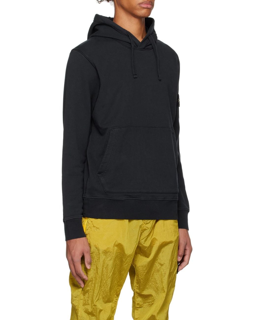 Stone Island Blue Hooded Sweater for men