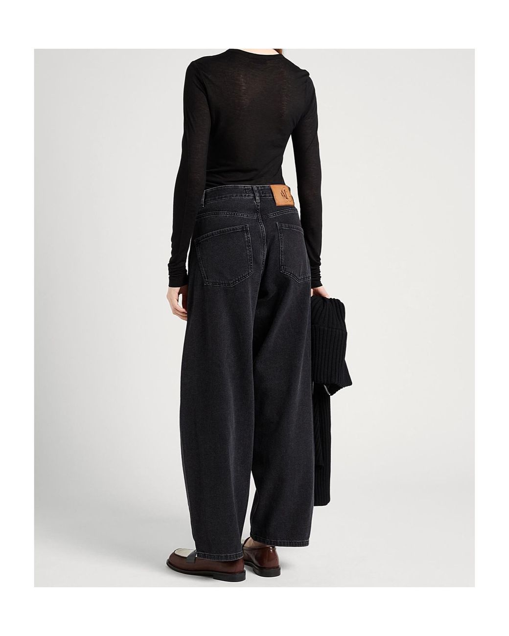 MAX&Co. Blue Loose-Fitting High-Waisted Jeans