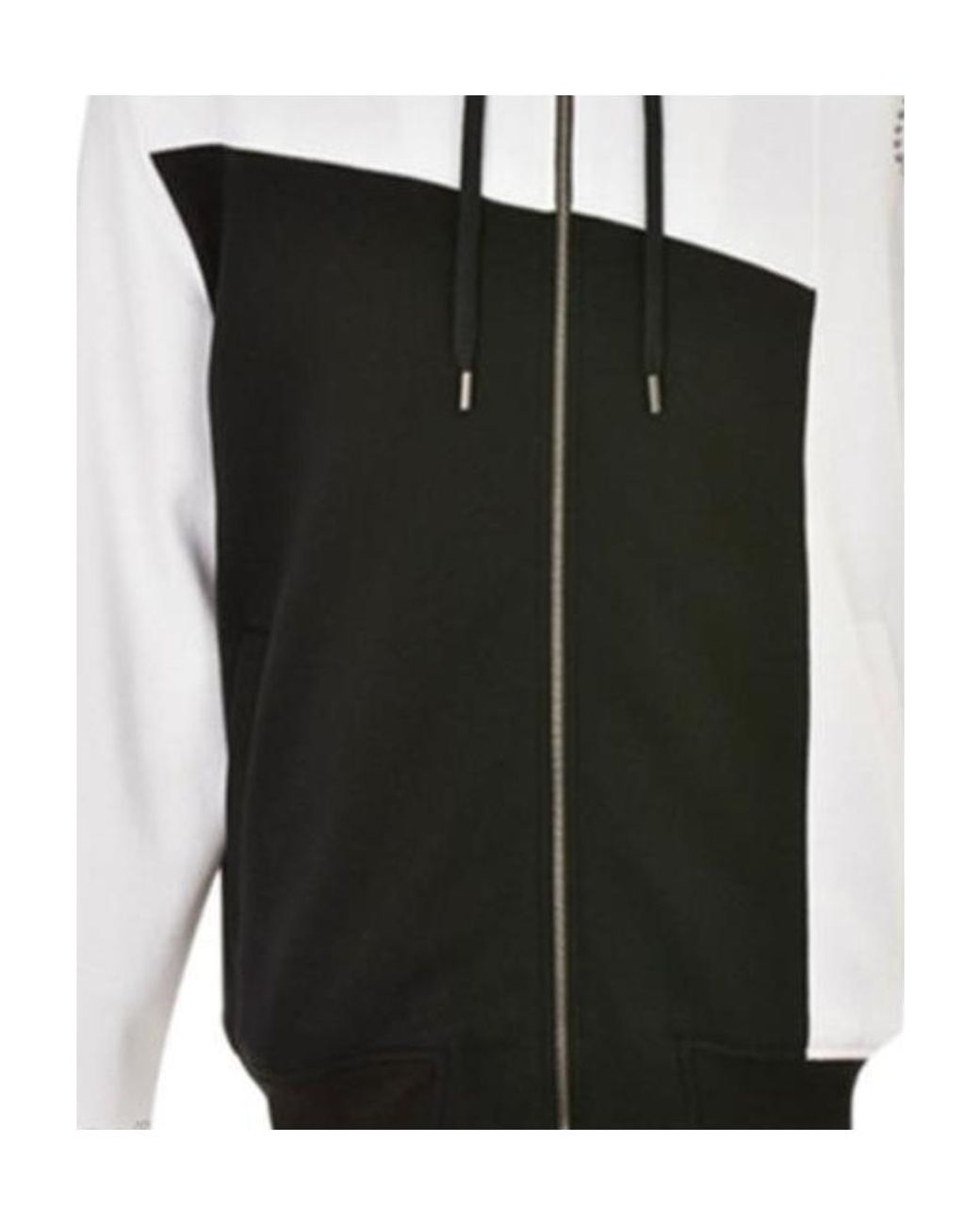 Versace White Logo Hooded Casual Jacket for men