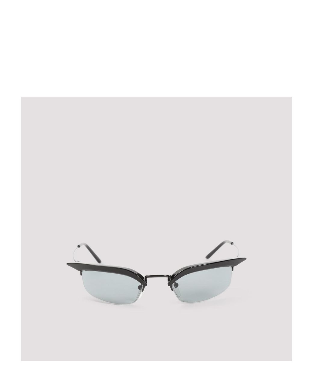 Prada White Eyewear Cat-Eye Sunglasses