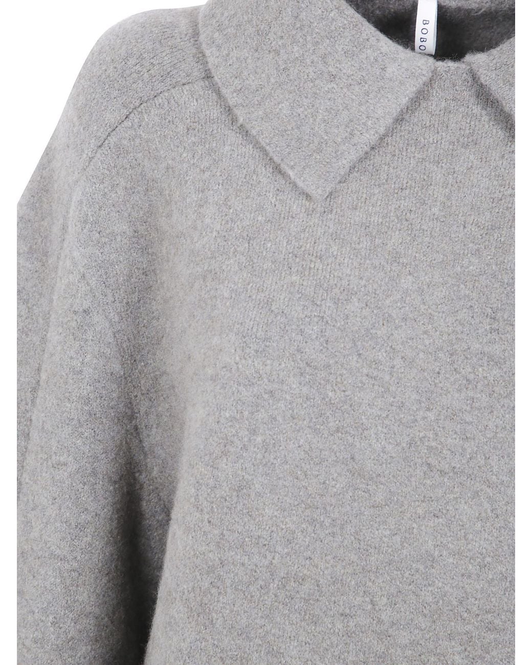Boboutic Gray Double Breasted Jacket