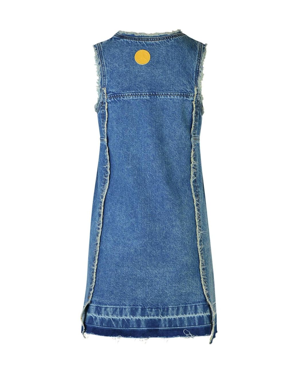 Moschino Blue Sleeveless Denim Mini Dress