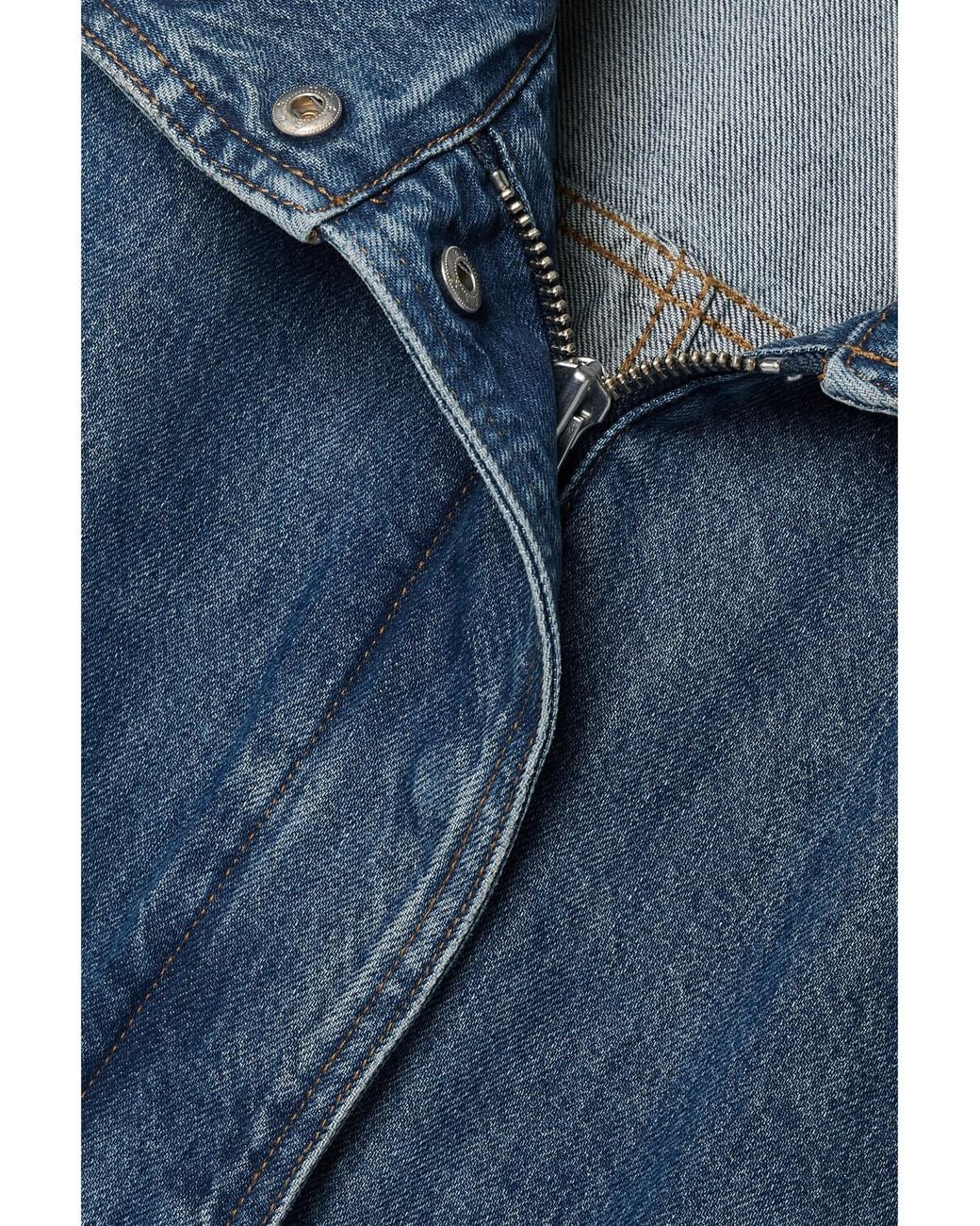 Co. Blue Loose-Fitting Denim Jacket