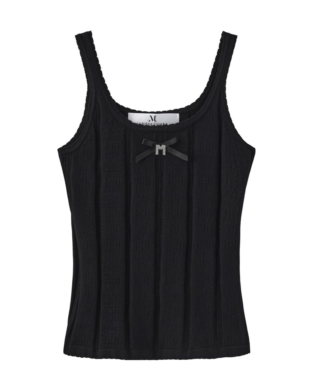 Marissa Chiara Black Sleeveless Vest
