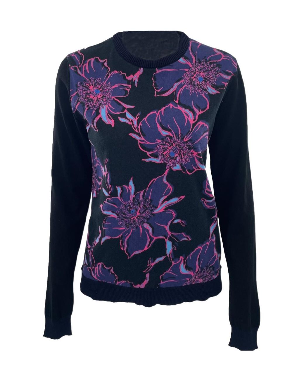 Sportmax Blue Long-Sleeved Sweater