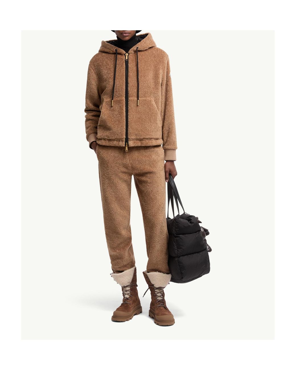 Moncler Brown Reversible Zip-Up Jacket
