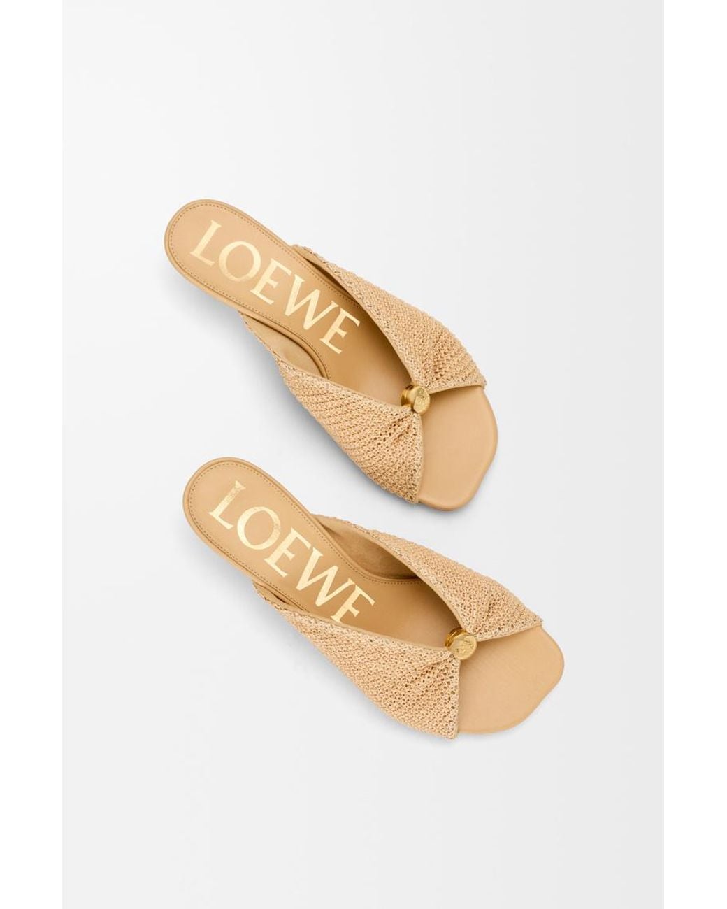 Loewe Natural Pebble Soft Slides