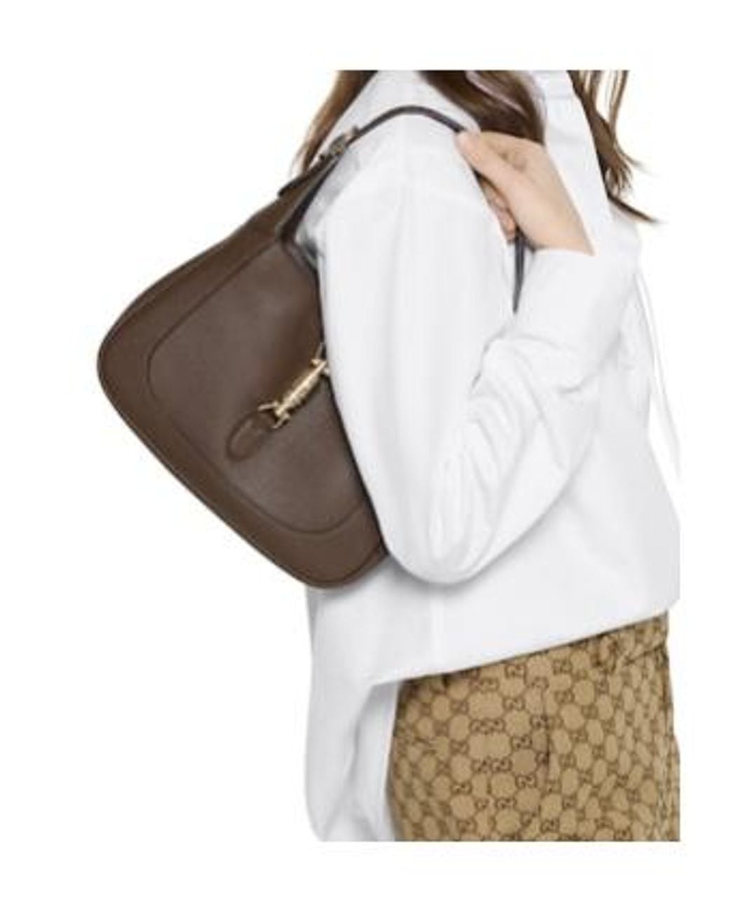 Gucci Brown Jackie 1961 Medium Shoulder Bag