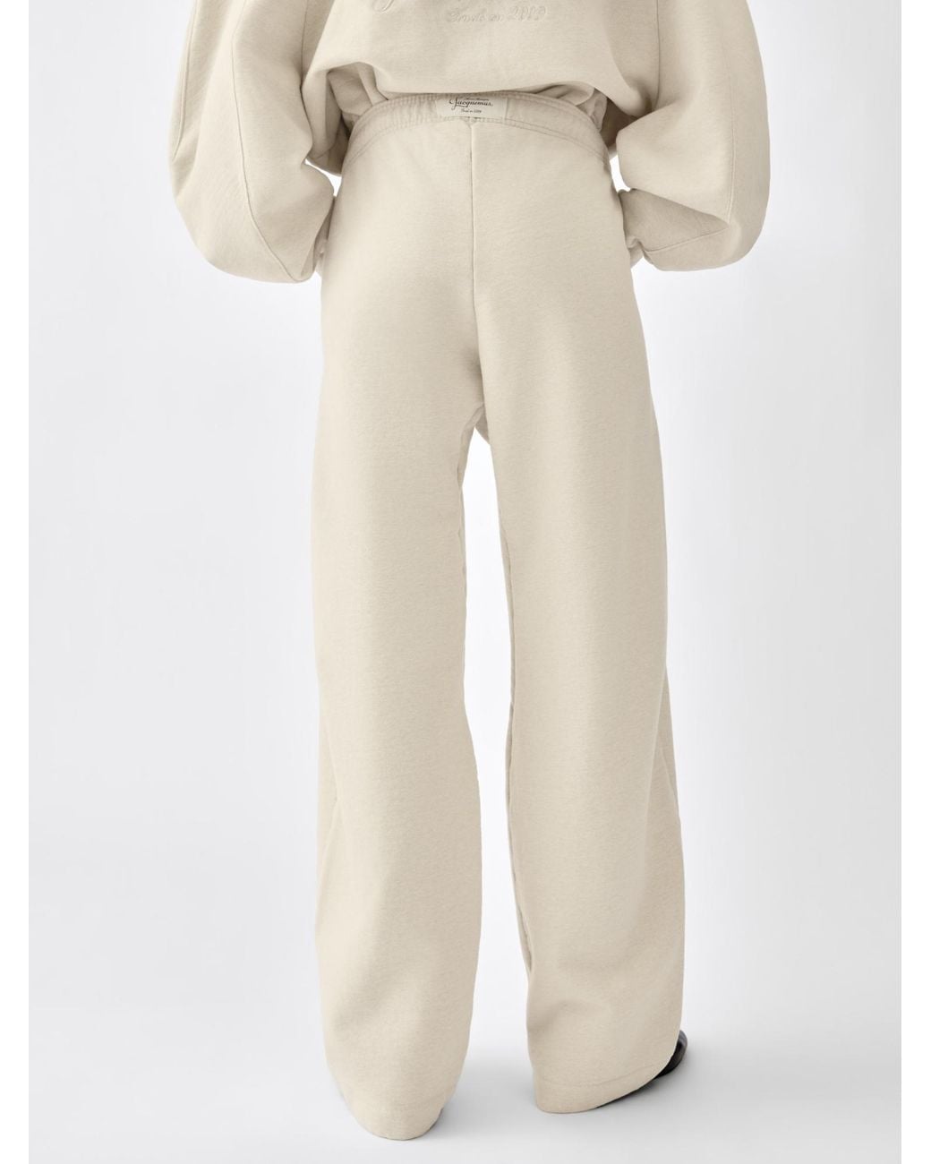 Jacquemus Natural The Corso Mid-Rise Sweatpants for men