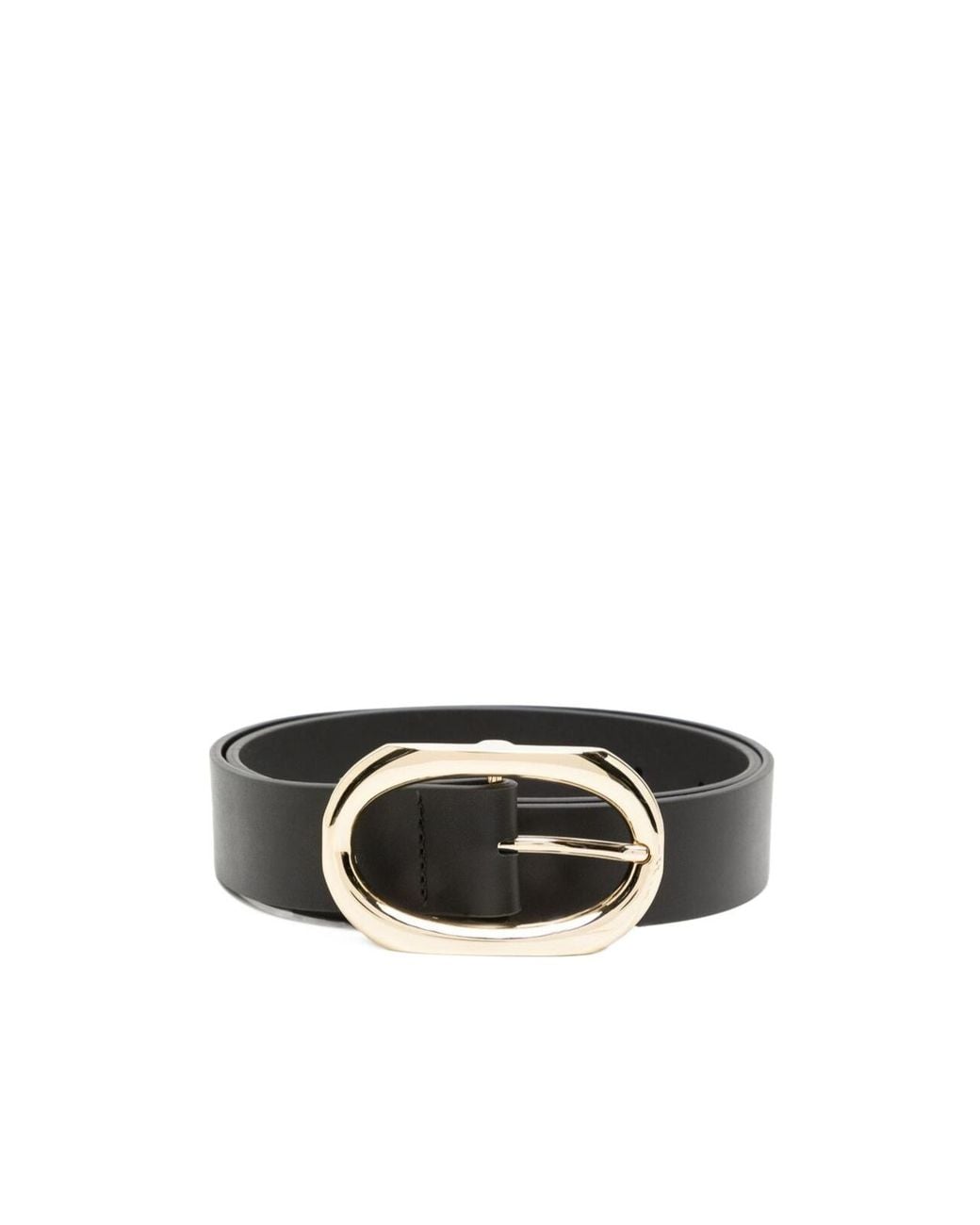 Anine Bing Black Signature Link Buckle Fastened Belt