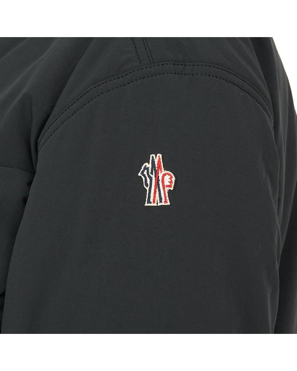 Moncler Black Long-Sleeved Down Jacket for men