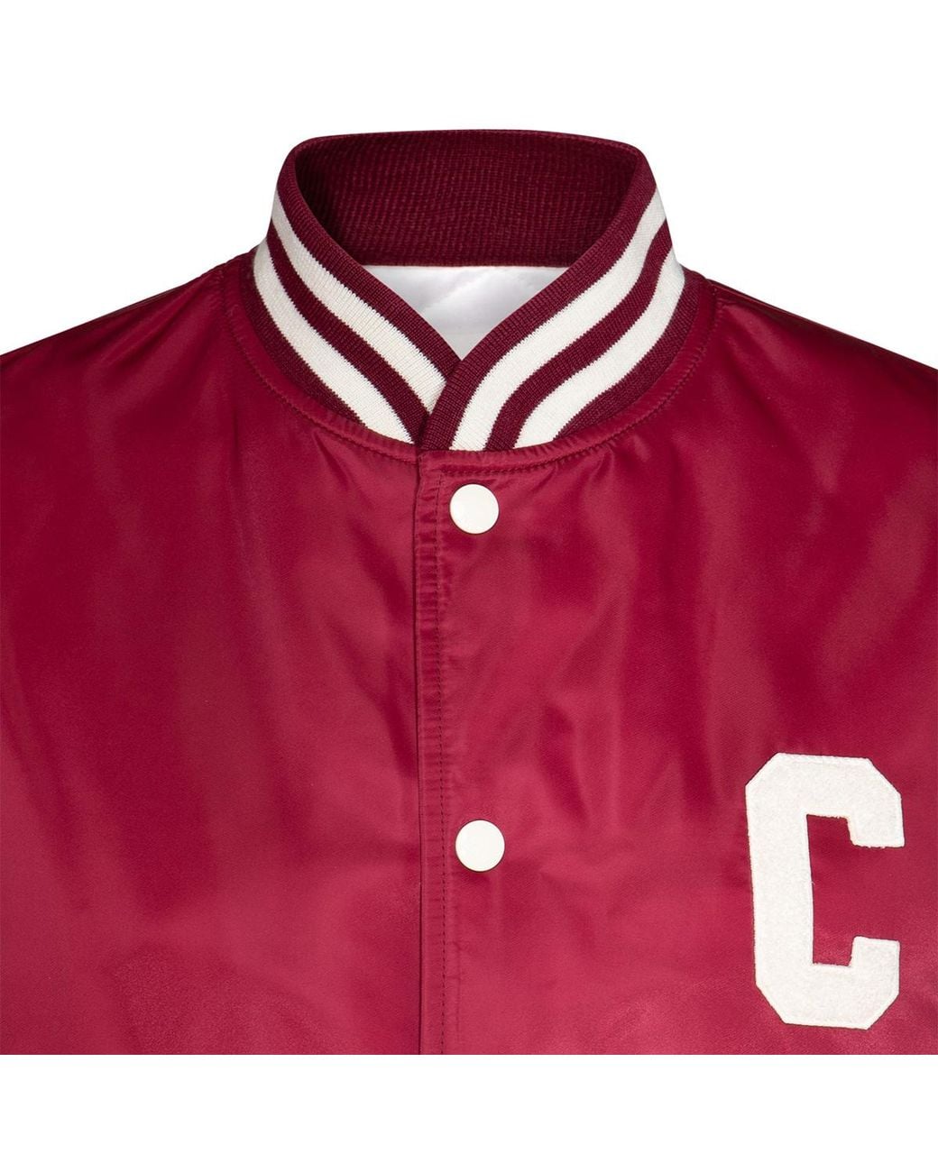Céline Red Varsity Jacket