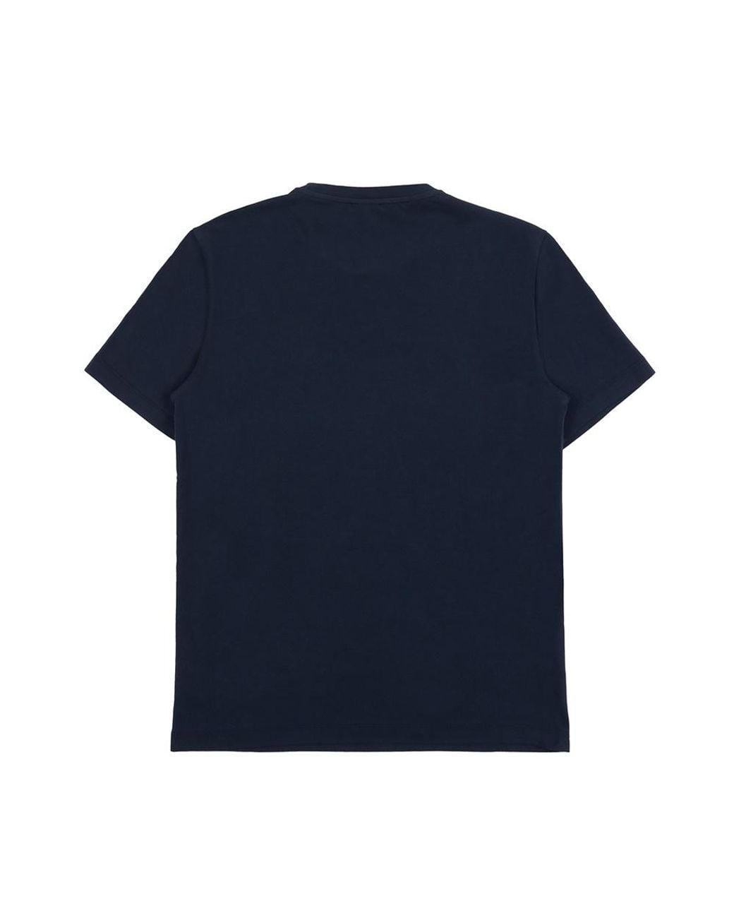 EA7 Blue Logo Printed T-Shirt With Round Neck for men
