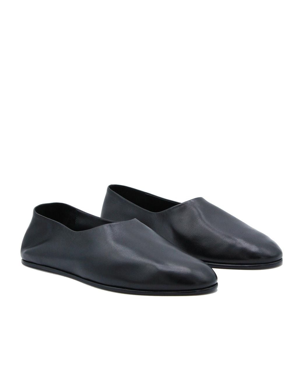 Fear Of God Black Slip-On Flat Shoes for men