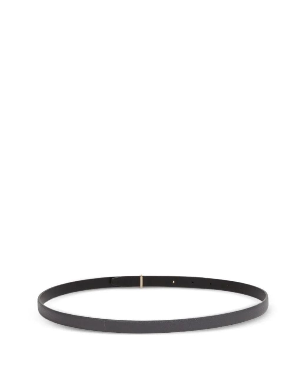 Tom Ford White Slim-T Belt