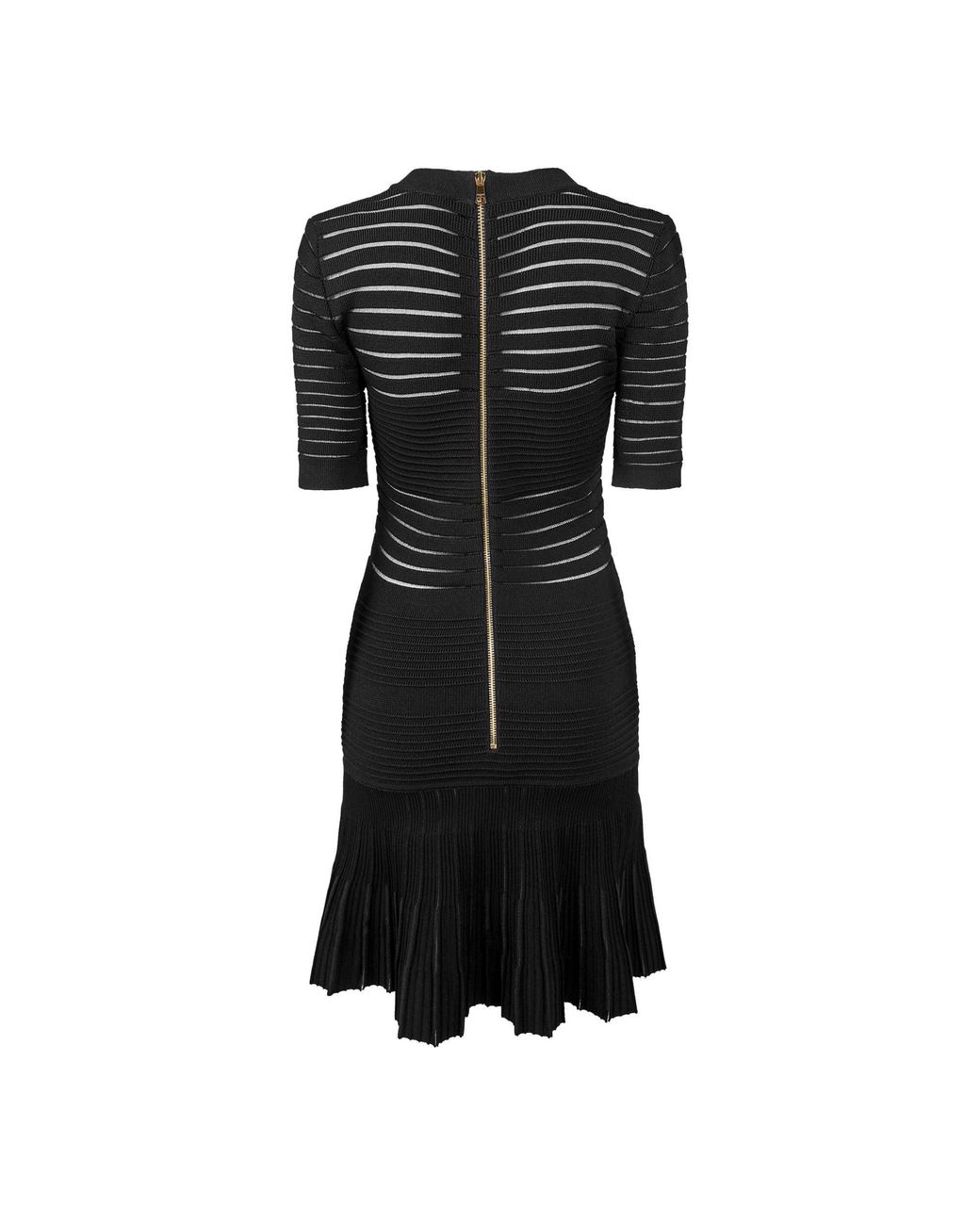 Balmain Black Knitted Dress