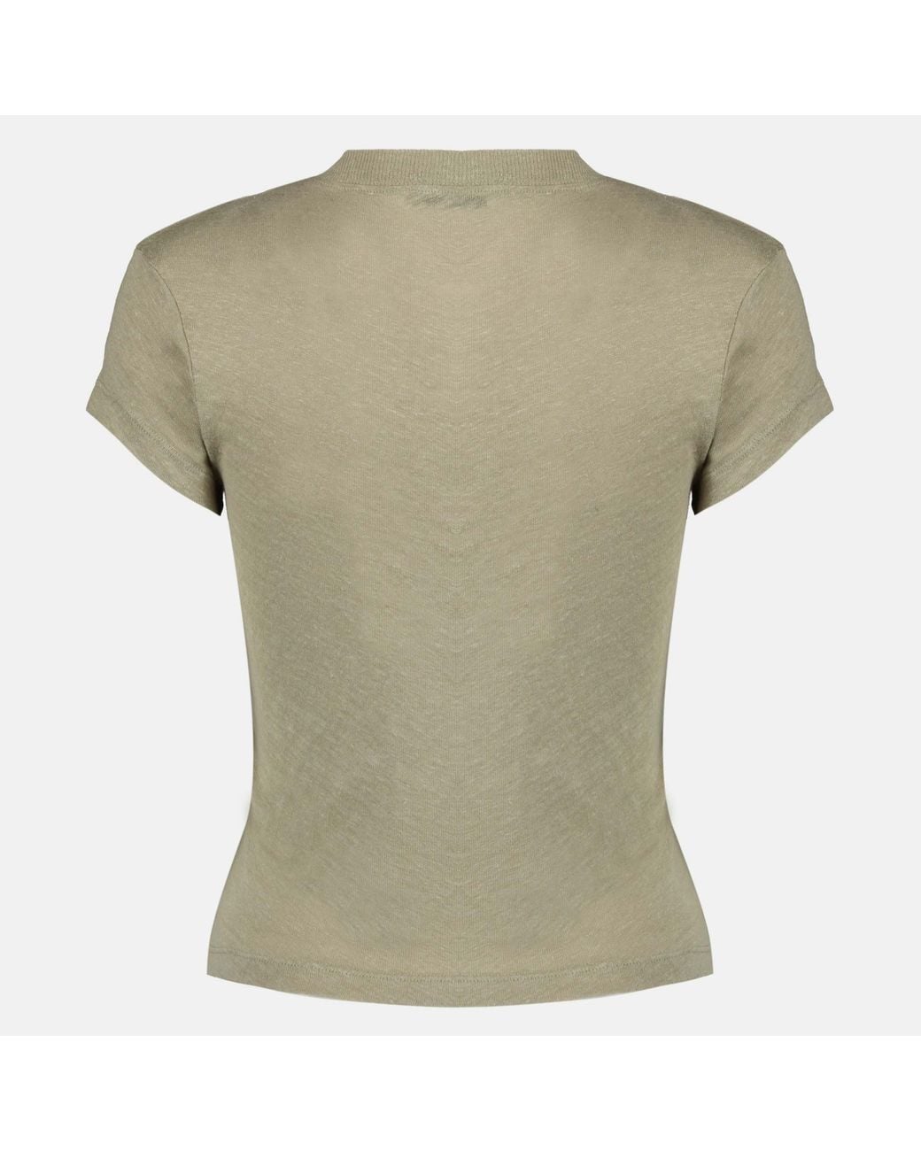 IRO Brown Sybel V-Neck T-Shirt