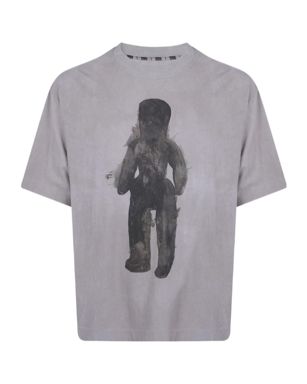 Ziggy Chen Gray Printed T-Shirt for men