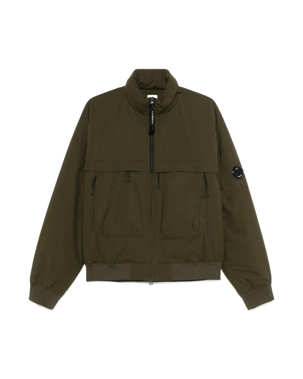 C P Company Green Pro-Tek Bomber Jacket for men