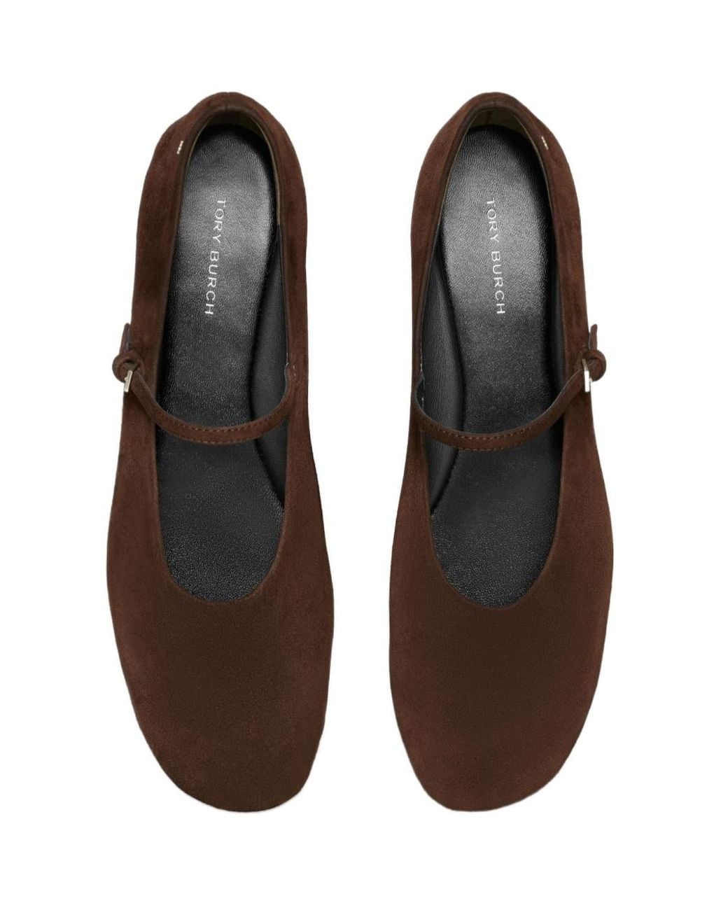 Tory Burch Brown Mary Jane Ballet Flats
