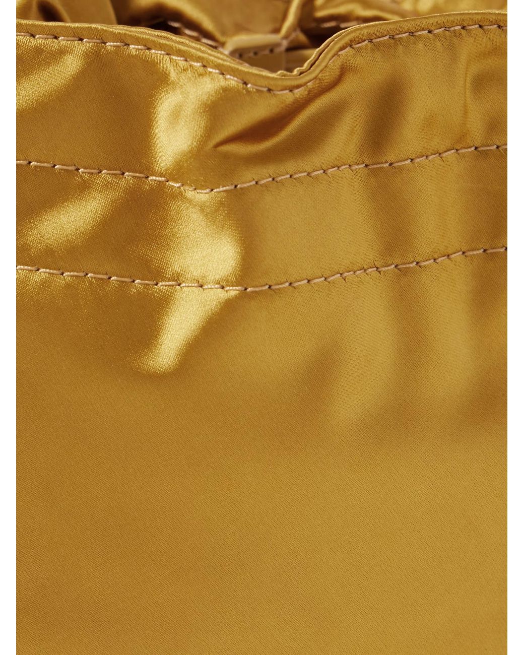 Staud Metallic Lila Mini Bucket Bag
