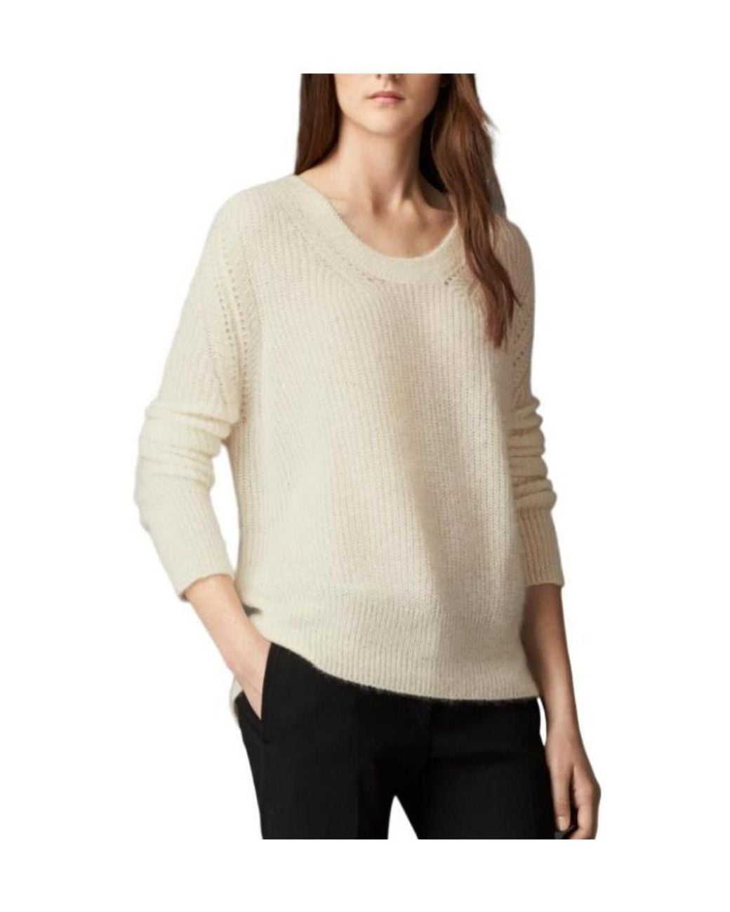 Burberry Gray Crew Neck Knitted Sweater