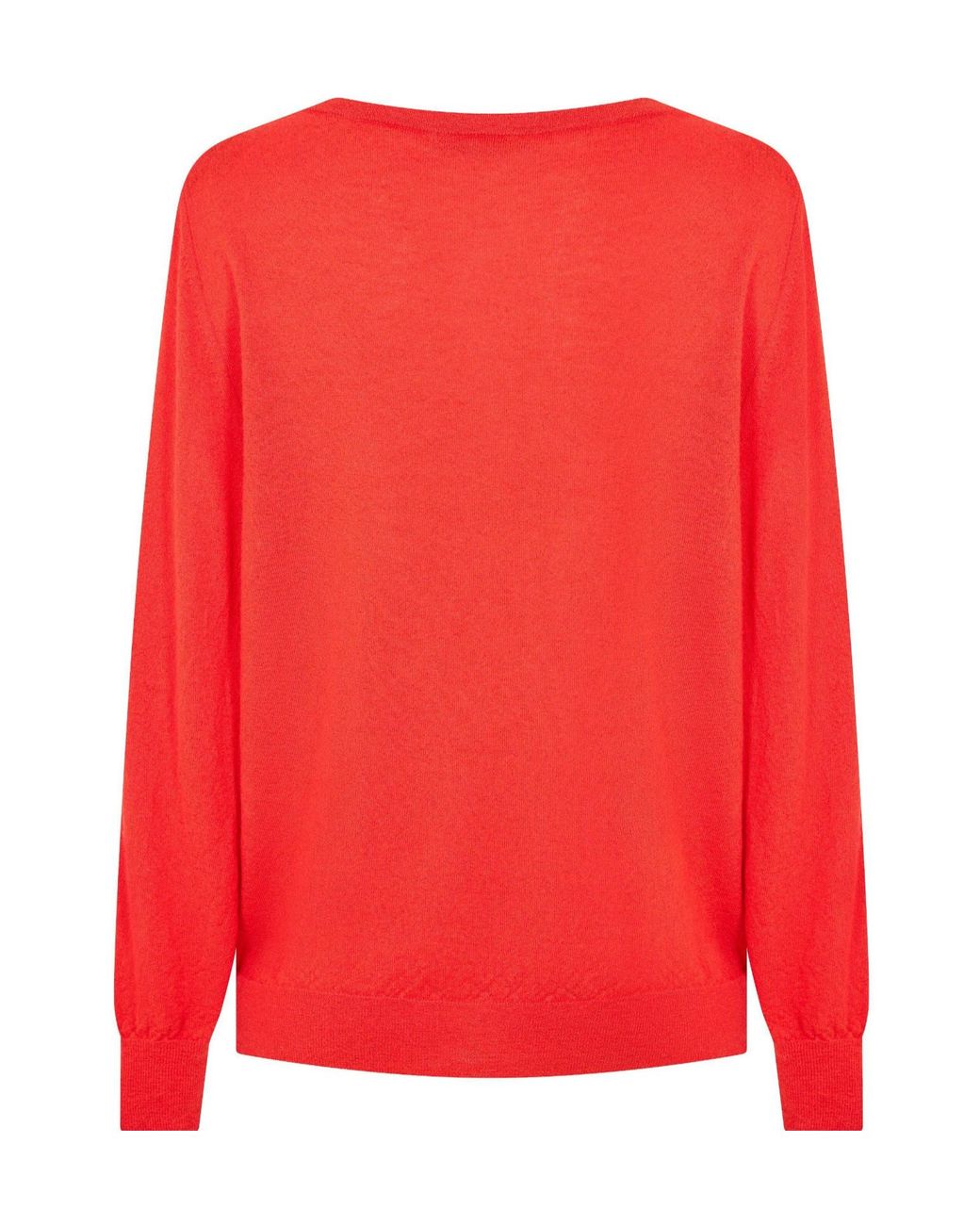 Prada Red V-Neck Jumper