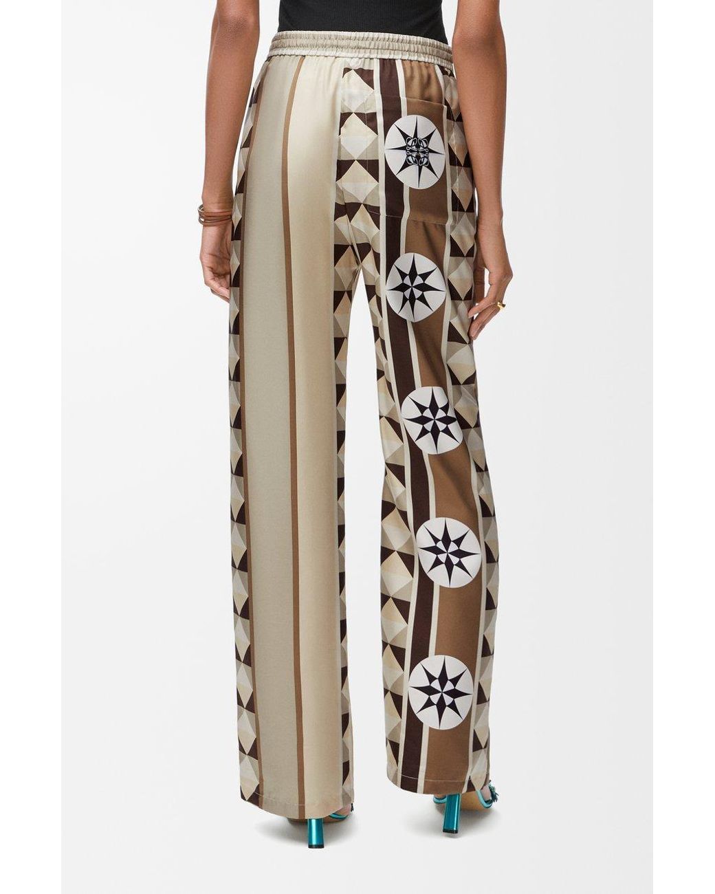 Loewe White Patterned Pyjama Trousers