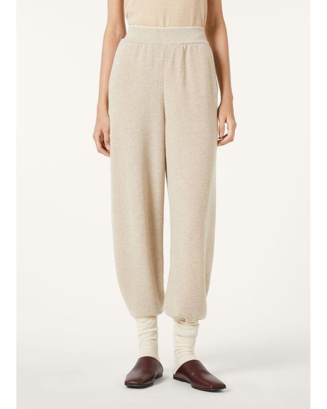 Loro Piana Natural Elastic Waist Casual Pants