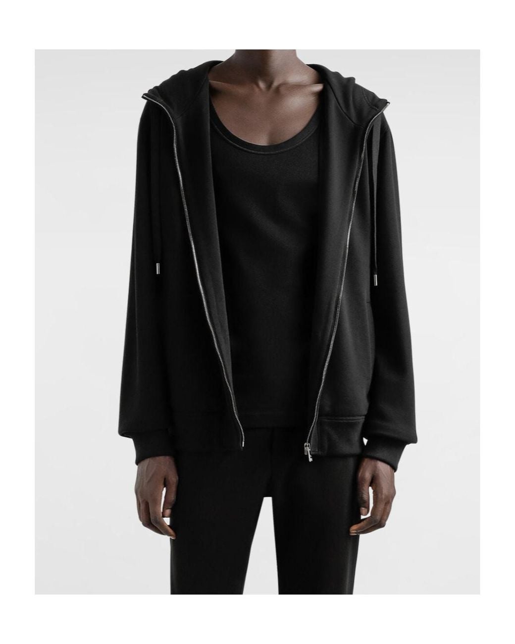 Dolce & Gabbana Black Logo-Plaque Hoodie