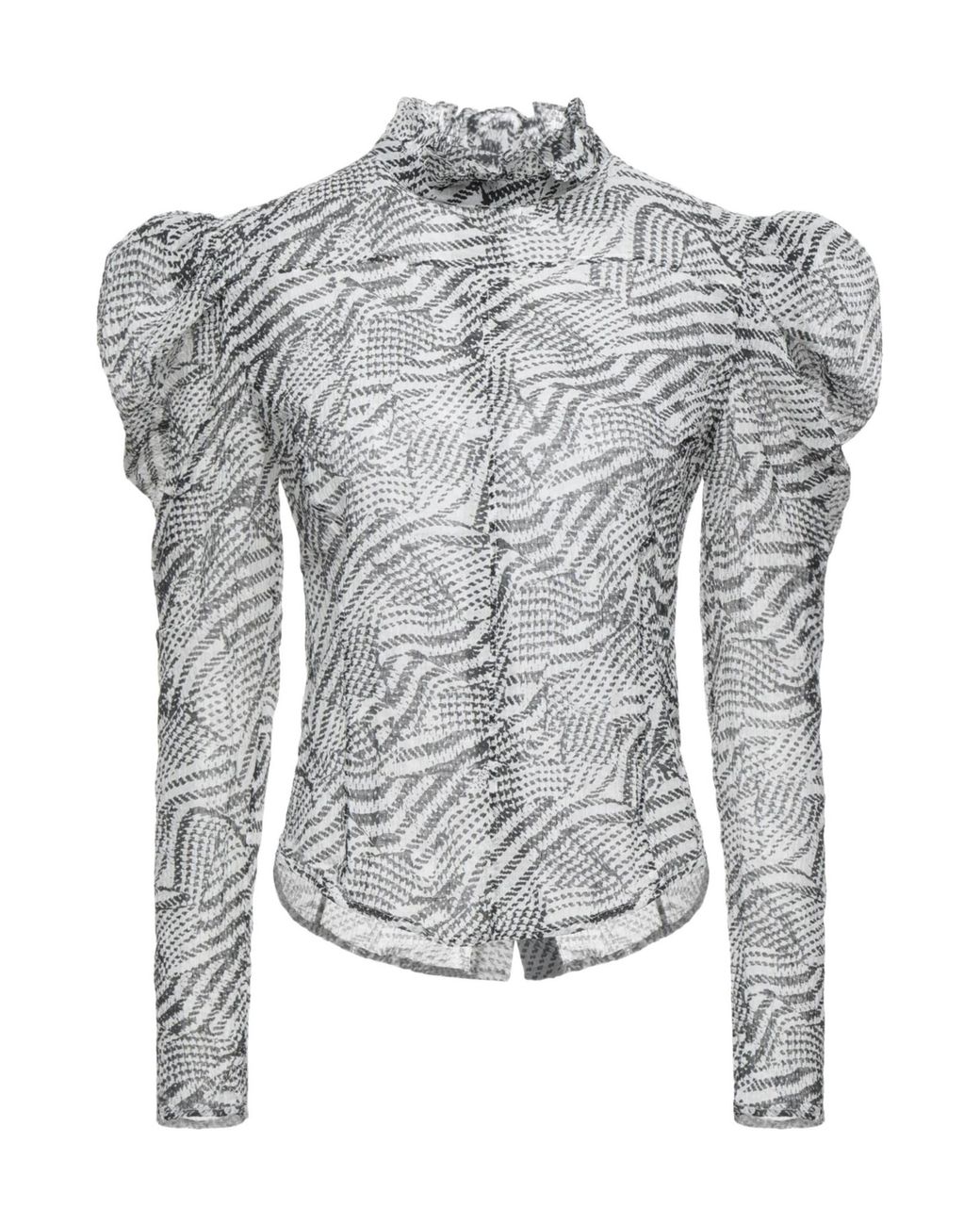 Isabel Marant Gray Color Block Tops