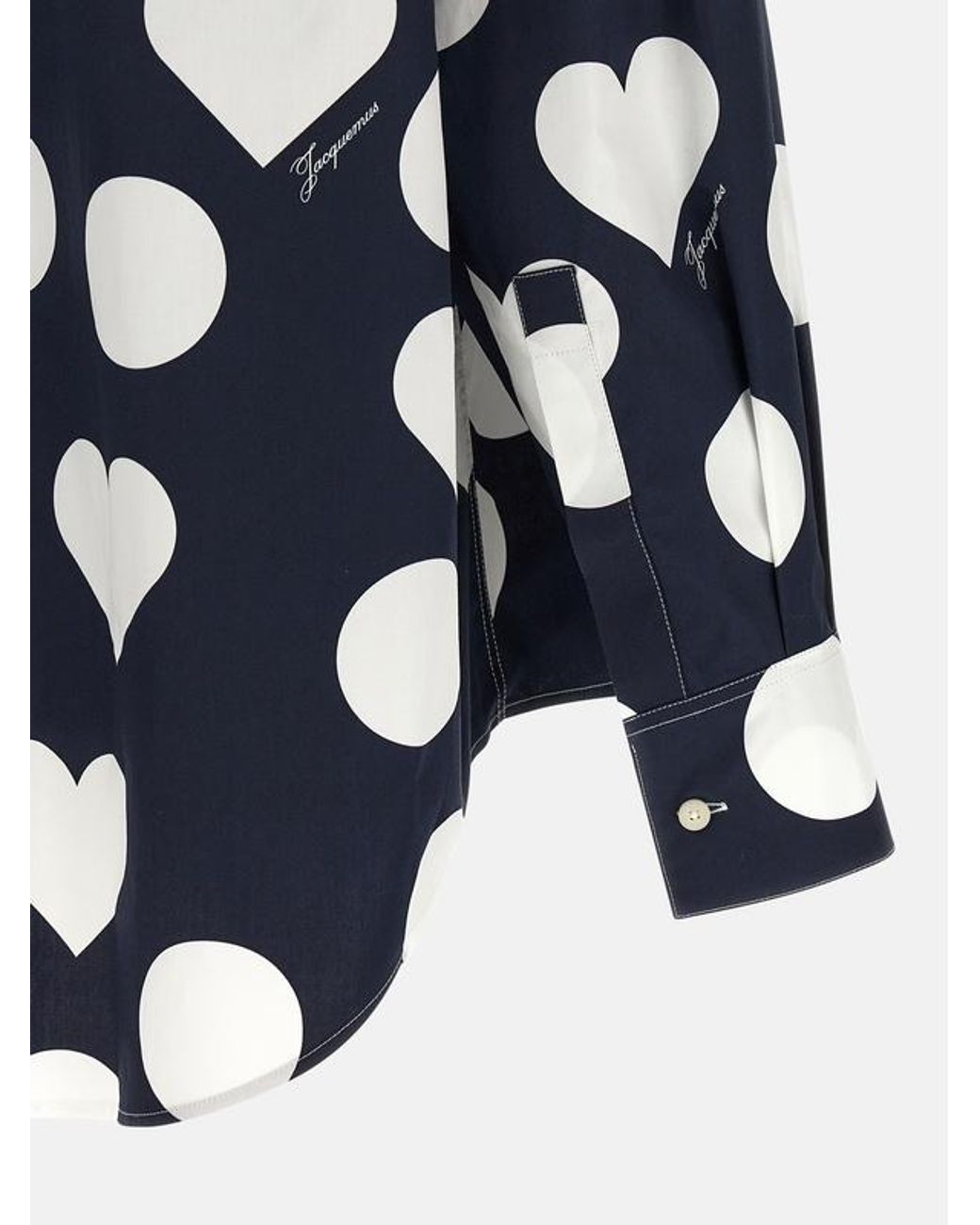 Jacquemus Blue The Camargue Polka-Dot Shirt for men