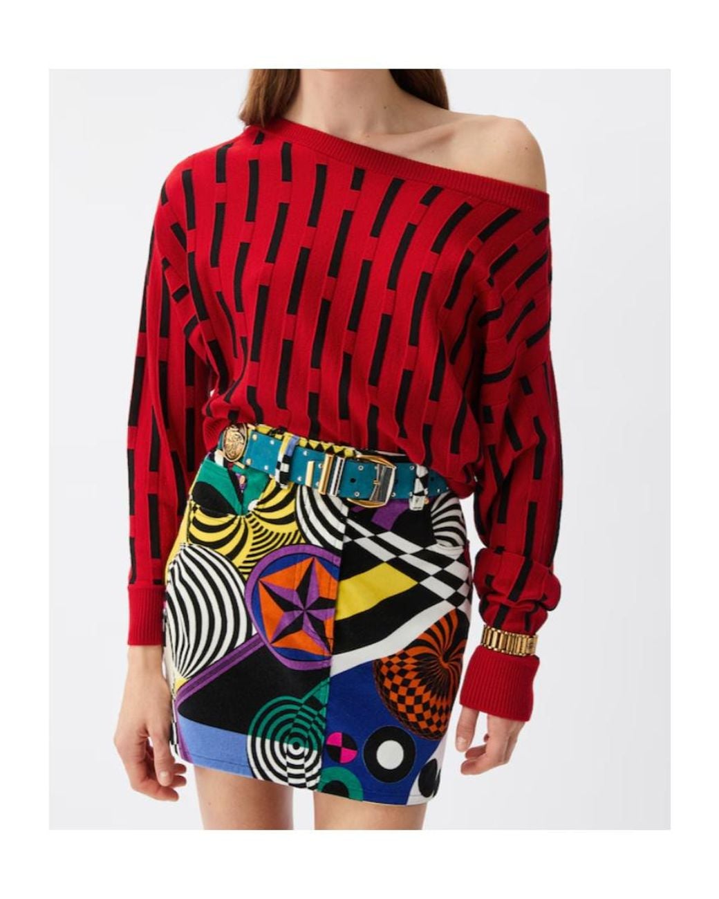 Versace Logo-Embroidered Crewneck Jumper