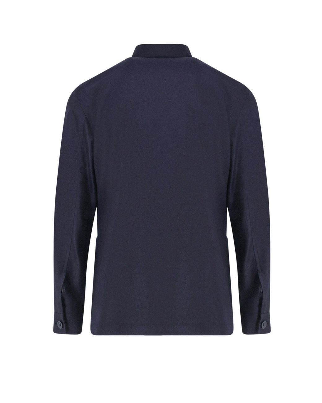 Tagliatore Blue Gklein Mandarin Collar Jacket for men
