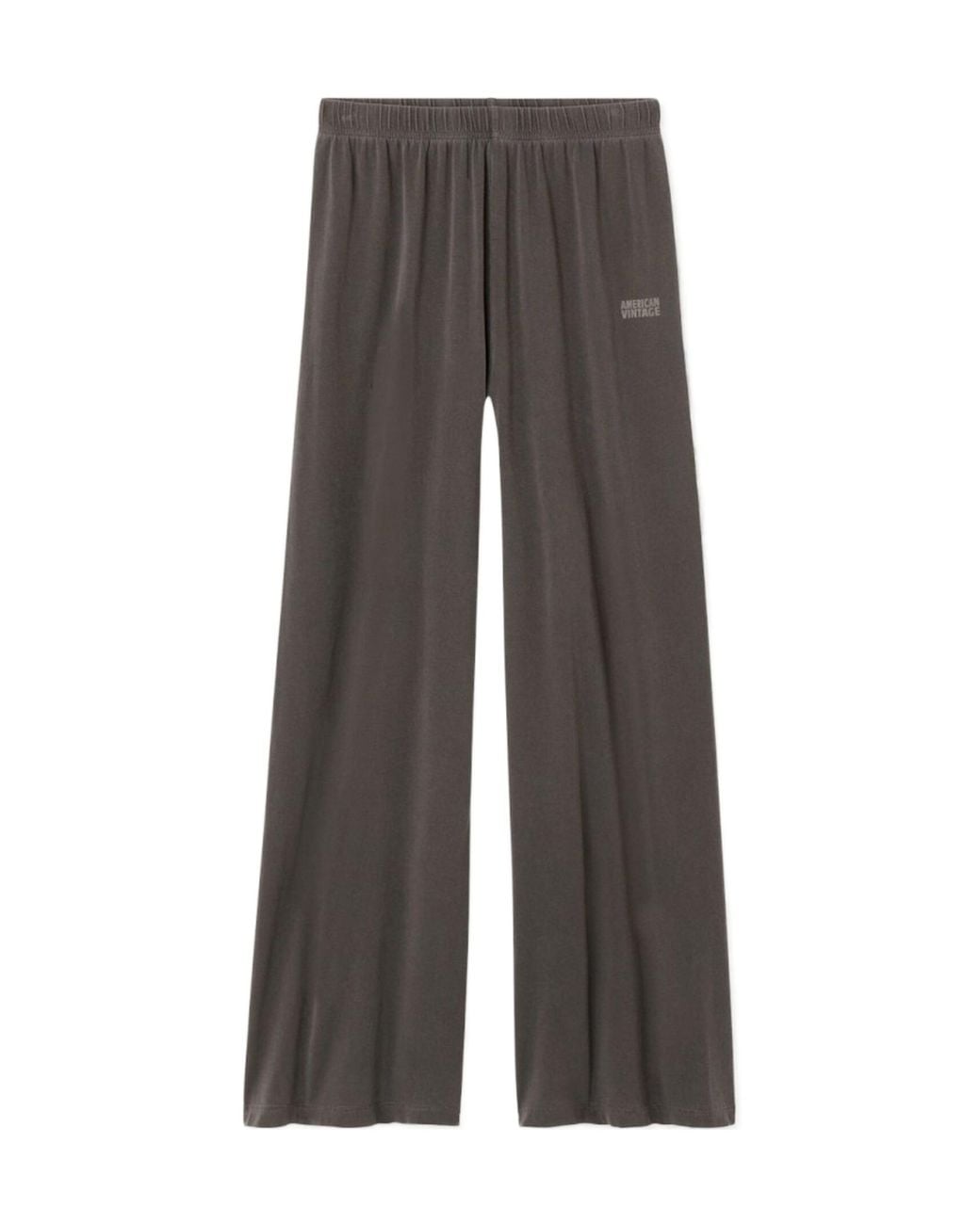 American Vintage Gray Straight-Leg Sweatpants